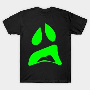 Big Ghost Face - Easy Couples Halloween Costume Idea design T-Shirt